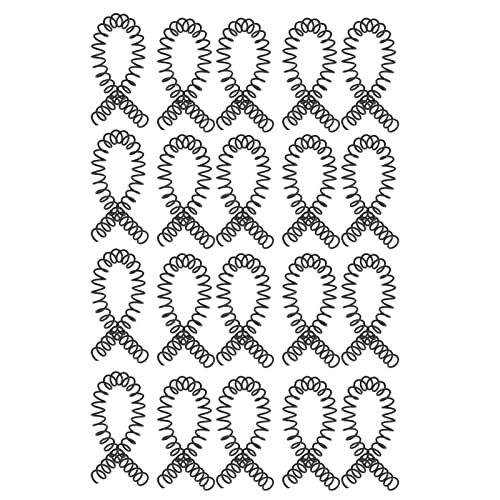 Schraubenbindungsspule Spiralspiralbindungsspulen, Kunststoff-Schraubenbindungsspule Lange Lebensdauer 30 Löcher 20 Stück 11mm Innendurchmesser für Papierwaren (Phefop9vk0dapu1t-11) von Phefop