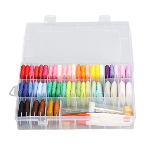 für Stickerei, 50 Farben Stickpackung Stickpackung Freundschaftsarmband für Stickerei, 50 Farben Stickpackung Stickpackung Freundschaftsarmband von Phefop