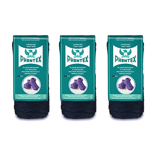 Phentex Slipper & Craft Ultra Navy Garn, 85 g, Olefin, 4 Medium, 160 Meter, Stricken/Häkeln Phentex Slipper & Craft Ultra Navy Garn, 85 g, Olefin, 4 Medium, 160 Meter, Stricken/Häkeln von Phentex