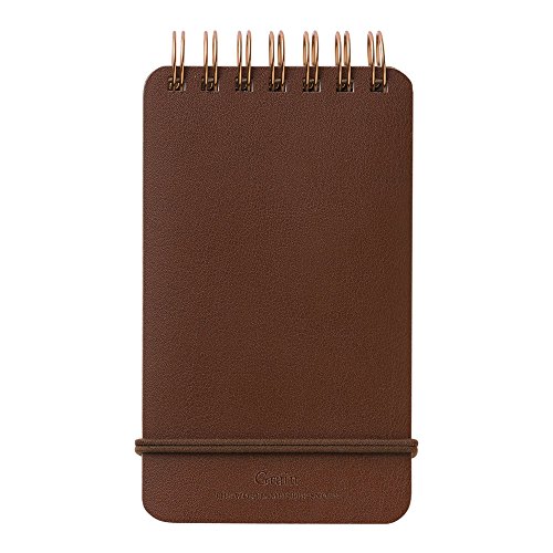 Midori 11799006 – Recycled Leather Notebook, Brown von Midori