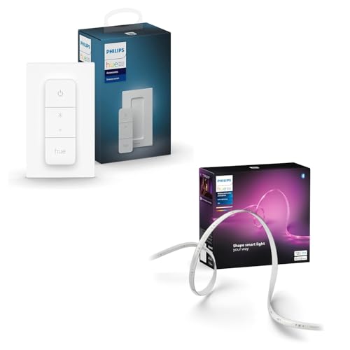 Philips Hue Indoor 10m Smart LED Solo Lightstrip Basis-Set, 1er-Pack Dimmschalter Philips Hue Indoor 10m Smart LED Solo Lightstrip Basis-Set, 1er-Pack Dimmschalter von Philips Hue