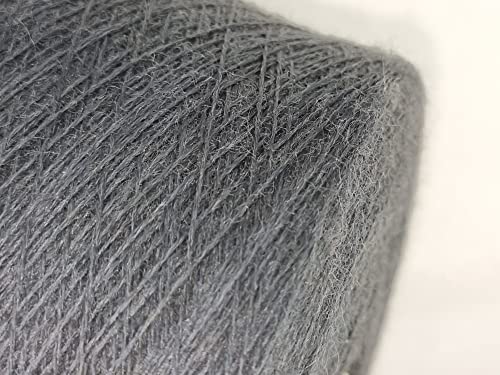 1,4 kg Wollgarn GP 42,00 €/kg melanit schwarz Nm 15/2 Strickgarn voluminös 100% Wolle (Merino) von PhiloTeXX