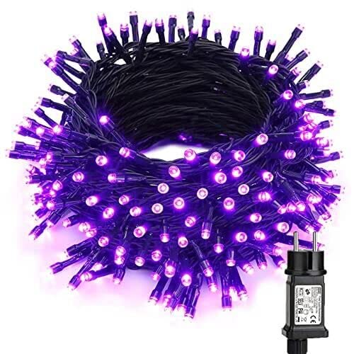 Halloween Deko Lichterkette Außen, PhilzOps 20M 200 LED Lila Weihnachten Lichterkette Strombetrieben 8 Modi Wasserdichte Innen Weihnachtsbaum Licht für Outdoor Garten Balkon Fenster Horror Party Feier Halloween Deko Lichterkette Außen, PhilzOps 20M 200 LED Lila Weihnachten Lichterkette Strombetrieben 8 Modi Wasserdichte Innen Weihnachtsbaum Licht für Outdoor Garten Balkon Fenster Horror Party Feier von PhilzOps