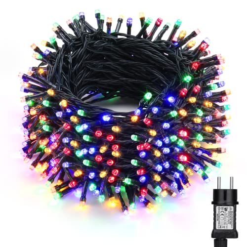 PhilzOps Weihnachtsbaum Lichterkette Außen, 300 LED 30M Lichterketten Strombetrieben Wasserfest 8 Modi Grüner Draht Weihnachtsbeleuchtung für Xmas Innen Haus Party Hochzeit Garten Deko, Mehrfarbig PhilzOps Weihnachtsbaum Lichterkette Außen, 300 LED 30M Lichterketten Strombetrieben Wasserfest 8 Modi Grüner Draht Weihnachtsbeleuchtung für Xmas Innen Haus Party Hochzeit Garten Deko, Mehrfarbig von PhilzOps