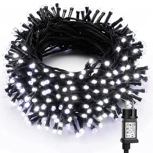 PhilzOps Weihnachtsbeleuchtung Außen, 30M 300 LED Weihnachten Lichterkette Kaltweiß Innen 8 Modi Wasserdicht Außenbeleuchtung für Baum Haus Zimmer Garten Party Festival Decoration, Grüner Draht PhilzOps Weihnachtsbeleuchtung Außen, 30M 300 LED Weihnachten Lichterkette Kaltweiß Innen 8 Modi Wasserdicht Außenbeleuchtung für Baum Haus Zimmer Garten Party Festival Decoration, Grüner Draht von PhilzOps