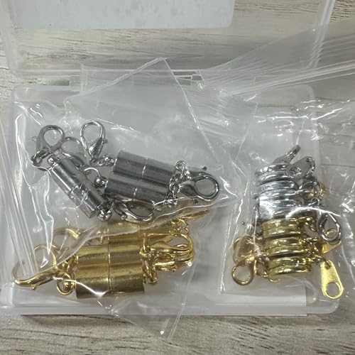 Phinus 12P Magnetische Halskettenverschlüsse und Verschlüsse, Magnetverschlüsse für Halsketten mit Karabinerverschluss, Gold und Silber, magnetische Schmuckverschlüsse für Halsketten, Armbänder Phinus 12P Magnetische Halskettenverschlüsse und Verschlüsse, Magnetverschlüsse für Halsketten mit Karabinerverschluss, Gold und Silber, magnetische Schmuckverschlüsse für Halsketten, Armbänder von Phinus