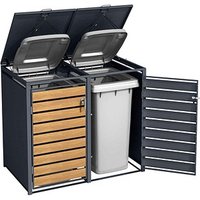 phoenix GB2213AWK Mülltonnenbox anthrazit, eiche, 1 St. von Phoenix