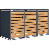 phoenix GB3320AWK Mülltonnenbox anthrazit, eiche, 1 St. phoenix GB3320AWK Mülltonnenbox anthrazit, eiche, 1 St. von Phoenix