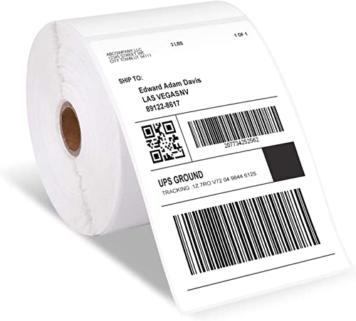 Phomemo Etiketten 4x6 500 Etiketten/Rolle, Versandetiketten Kompatibel mit MUNBYN, Phomemo, Polono Etikettendrucker, BPA-freie Thermoetiketten Selbstklebende für DHL, UPS, DPD-100 x 150 mm Phomemo Etiketten 4x6 500 Etiketten/Rolle, Versandetiketten Kompatibel mit MUNBYN, Phomemo, Polono Etikettendrucker, BPA-freie Thermoetiketten Selbstklebende für DHL, UPS, DPD-100 x 150 mm von Phomemo