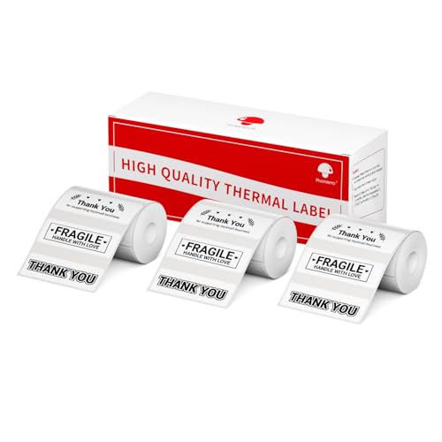 Phomemo 3 Rollen M110 Etiketten, 1.97"0.79"(40mm×20mm selbstklebende Etiketten, kompatibel mit M110 M200 M120 M220 M221 M108 M102 M100 M150 M250 M260 Etikettendrucker, 320/Rolle, 3 Rollen Etiketten Phomemo 3 Rollen M110 Etiketten, 1.97"0.79"(40mm×20mm selbstklebende Etiketten, kompatibel mit M110 M200 M120 M220 M221 M108 M102 M100 M150 M250 M260 Etikettendrucker, 320/Rolle, 3 Rollen Etiketten von Phomemo