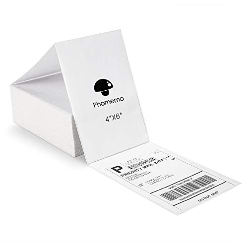 Phomemo 4"x 6" Direktes Thermo Etiketten, Versand-Etiketten Versandetiketten Kompatibel mit allen Kurierunternehmen, kompatibel mit Desktop-Etikettendrucker ,500/Thermofaltetikett Phomemo 4"x 6" Direktes Thermo Etiketten, Versand-Etiketten Versandetiketten Kompatibel mit allen Kurierunternehmen, kompatibel mit Desktop-Etikettendrucker ,500/Thermofaltetikett von Phomemo