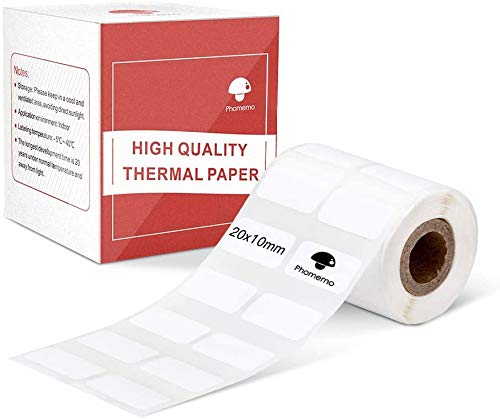 Phomemo M110 Etikett Phomemo Multifunktional Thermo selbstklebendes Etikett,0.79"x0.34" (20x10mm),kompatibel mit M110 M200 M120 M220 M221 M108 M102 M100 M150 M250 M260 Etikettendrucker, 1200/Rolle Phomemo M110 Etikett Phomemo Multifunktional Thermo selbstklebendes Etikett,0.79"x0.34" (20x10mm),kompatibel mit M110 M200 M120 M220 M221 M108 M102 M100 M150 M250 M260 Etikettendrucker, 1200/Rolle von Phomemo