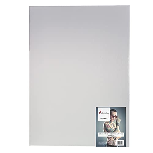 Photolux Portrait II 275 gsm, raster cool Fotopapier in Premiumqualität - A2+ (432x648mm) 50 Blatt von Photolux