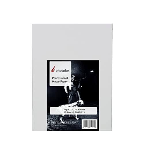 Photolux Professional Matte Paper 230 gsm Fotopapier (127x178, Millimeter) von Photolux