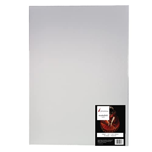 Photolux studioDUO Lustre 250 gsm, beidseitig bedruckbar Fotopapier in Premiumqualität A3+ (329x483mm) 50 Blatt von Photolux