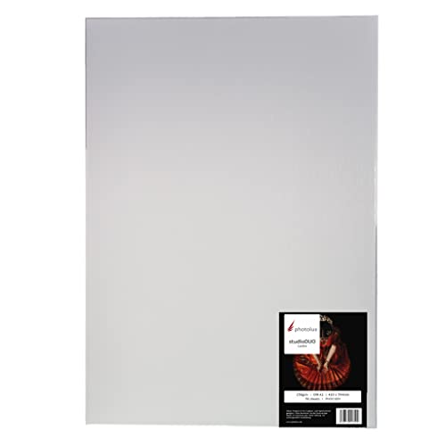 Photolux studioDUO Lustre 250 gsm, beidseitig bedruckbar Fotopapier in Premiumqualität DIN A2 (420x594mm) 50 Blatt von Photolux
