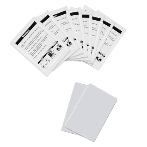Reinigungskarte für Etikettendrucker, 10er-Pack, Ersatzteil-Zubehör für Etikettendrucker, Etikettendrucker von Phyachelo