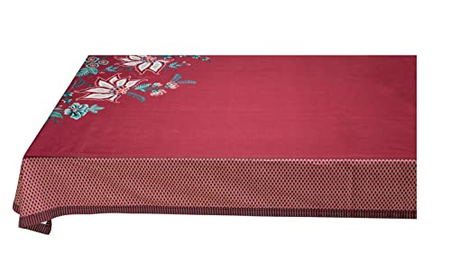 PiP Studio 51035049 Flower Festival Tischdecke Dark pink 150 x 250 cm (1 Stück) von PiP Studio