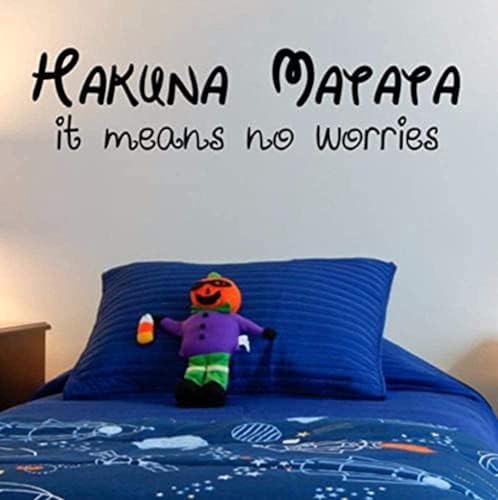 PiWine Wandtattoo mit Spruch aus Vinyl 90 x 20 cm - Hakuna Matata Dekoration für Kinderzimmer Wandaufkleber mit Spruch PiWine Wandtattoo mit Spruch aus Vinyl 90 x 20 cm - Hakuna Matata Dekoration für Kinderzimmer Wandaufkleber mit Spruch von PiWine