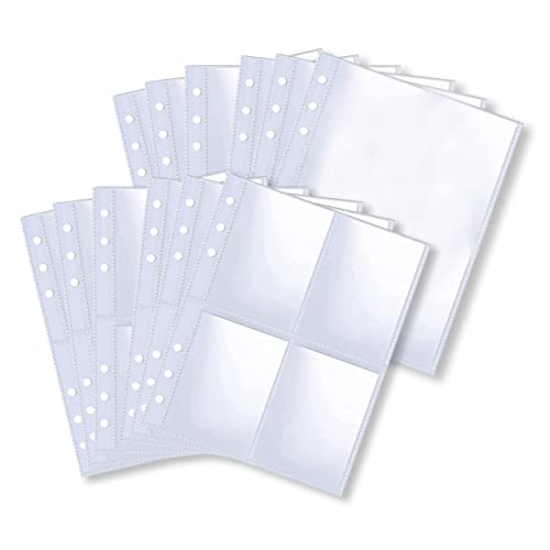 40 Stück A5 Binder Pockets, 6 Löcher A5 Binder Taschen, Bindertaschen Kunststoff Lose Blätter Taschen Wasserdichte Transparente PVC Loseblatttasche Dokumenten-Organizer Rechnungsmappe Mappe 40 Stück A5 Binder Pockets, 6 Löcher A5 Binder Taschen, Bindertaschen Kunststoff Lose Blätter Taschen Wasserdichte Transparente PVC Loseblatttasche Dokumenten-Organizer Rechnungsmappe Mappe von Piacolnic