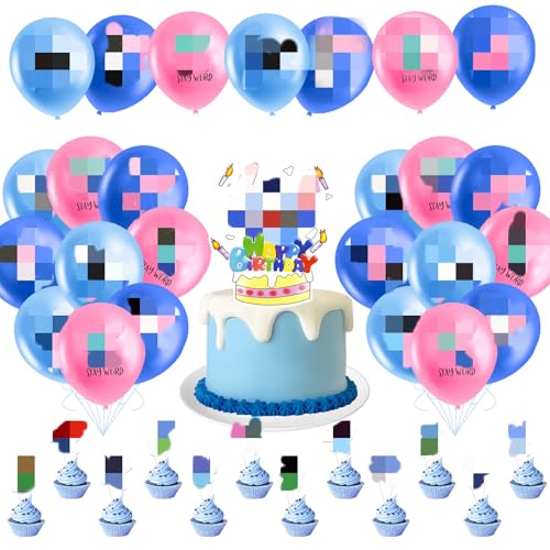 43PCS Kindergeburtstag Dekoration Set, Party Zubehör enthält Tortendekos, Luftballons, Kinder Kuchen Dekorationen 43PCS Kindergeburtstag Dekoration Set, Party Zubehör enthält Tortendekos, Luftballons, Kinder Kuchen Dekorationen von Pianocean