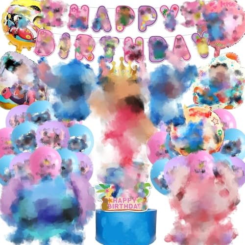Geburtstagsdeko, Rosa Deko Geburtstag Luftballons-Goldenes Papier Geburtstagskronen-Hut-Set, 10 Niedlich Folienballons, 1 Geburtstagsbanner, Tortendeko, 18 Latexballons für Kinder Geburtstagsdeko, Rosa Deko Geburtstag Luftballons-Goldenes Papier Geburtstagskronen-Hut-Set, 10 Niedlich Folienballons, 1 Geburtstagsbanner, Tortendeko, 18 Latexballons für Kinder von Pianocean