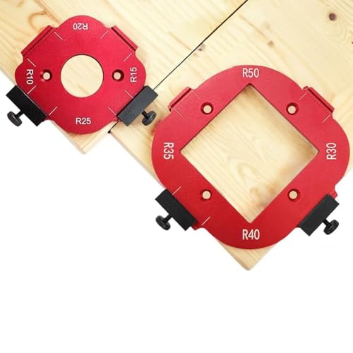 Radius Jig Router, 2 Stück Frässchablonen Für Oberfräse 8-in-1 Radius Jig Router Schablonen Ecke, R10/R15/R20/R25/R30/R35/R40/R50 Radius Routing Vorlagen Für Holzbearbeitung DIY Radius Jig Router, 2 Stück Frässchablonen Für Oberfräse 8-in-1 Radius Jig Router Schablonen Ecke, R10/R15/R20/R25/R30/R35/R40/R50 Radius Routing Vorlagen Für Holzbearbeitung DIY von Piashow