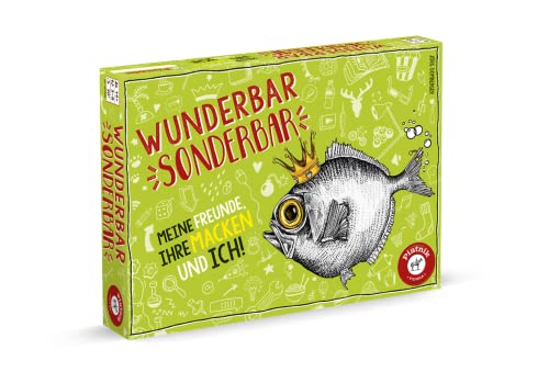 Piatnik 6672 - Wunderbar Sonderbar | Meine Freunde Ihre Macken und Ich | Wer kennt die Ticks der Anderen Spieler | Zwanghaft gutes Partyspiel | Ab 14 Jahren | 3-8 Spieler, White Piatnik 6672 - Wunderbar Sonderbar | Meine Freunde Ihre Macken und Ich | Wer kennt die Ticks der Anderen Spieler | Zwanghaft gutes Partyspiel | Ab 14 Jahren | 3-8 Spieler, White von Piatnik