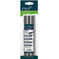 Pica Big Dry All Wetter 6051 Ersatzminen für Tieflochmarker-Bleistift grau 2B 2,0 - 5,0 mm, 12 St. von Pica