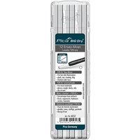 Pica Big Dry For All 6032 Bleistiftminen für Zimmermannsbleistift mit Druckmechanismus weiß 2B 2,0 - 5,0 mm, 12 St. von Pica