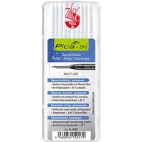 Pica Dry Wasserstrahl 4043 Ersatzminen für Tieflochmarker-Bleistift weiß 2,8 mm, 10 St. von Pica