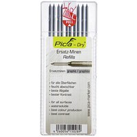 Pica Dry 4030 Fallminen-Bleistiftminen graphit 2B 2,8 mm, 10 St. von Pica