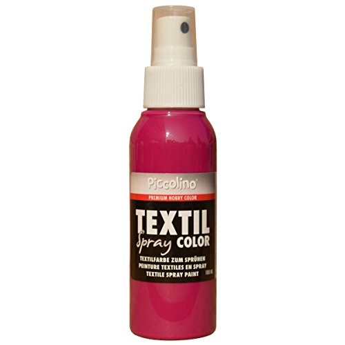 PICCOLINO Textil Spray - 100ml Pink - Textilfarbe zum Sprühen von Piccolino