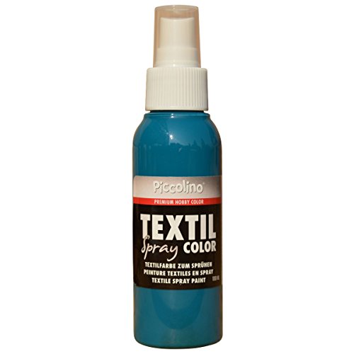 PICCOLINO Textil Spray - 100ml Türkis - Textilfarbe zum Sprühen von Piccolino