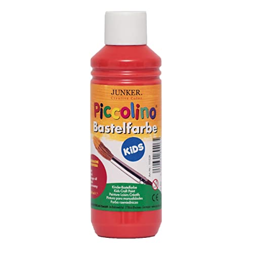 Piccolino 111529 - Kinder-Bastelfarbe Kids rot 250ml - Gouache Tempera Kindermalfarbe auf Wasserbasis für Kindergarten Grundschule Piccolino 111529 - Kinder-Bastelfarbe Kids rot 250ml - Gouache Tempera Kindermalfarbe auf Wasserbasis für Kindergarten Grundschule von Piccolino