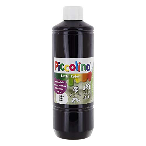 Piccolino Textilfarbe violett 500ml - Stoffmalfarbe Textil Color von Piccolino