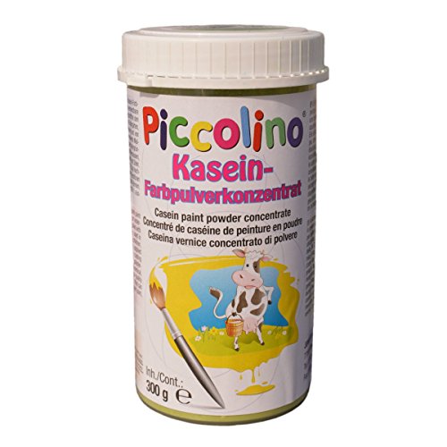Plakatfarbe Piccolino Kaseinfarbe 300g Dunkelbraun - Farbpulver zum Selbstanrühren von Piccolino