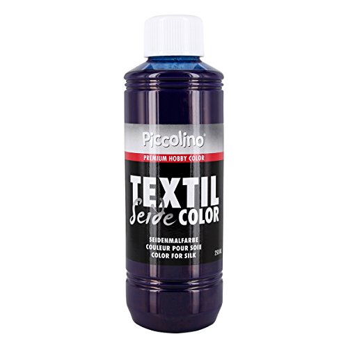 Seidenmalfarbe Ultramarinblau 250ml - Piccolino Textil Color Textilfarbe Seide von Piccolino