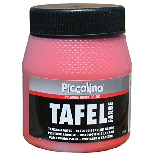 PICCOLINO Tafelfarbe 250ml Rot - Tafellack zum Malen einer mit Kreide beschreibbaren Fläche PICCOLINO Tafelfarbe 250ml Rot - Tafellack zum Malen einer mit Kreide beschreibbaren Fläche von Piccolino
