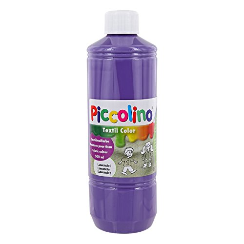 Textilfarbe Lavendel 500ml - Stoffmalfarbe PICCOLINO Textil Color von Piccolino
