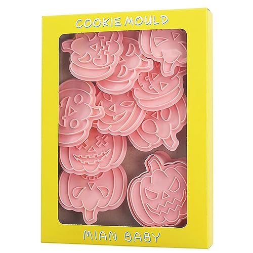 10 x Cartoon Fun Kekse Set Halloween Kürbis Ausstecher Stempel Keks Gebäck Kuchen Dekor 10 x Cartoon Fun Kekse Set Halloween Kürbis Ausstecher Stempel Keks Gebäck Kuchen Dekor von Piceioep