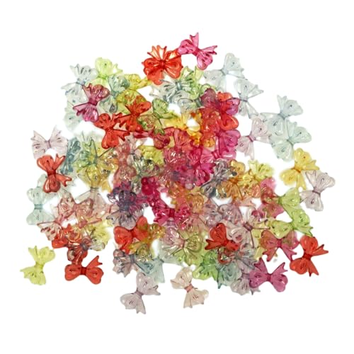 100 Stück sortierte Perlen in Schleifenform, Schmuckherstellung, ideal für Schmuck und Bastelprojekte von Piceioep
