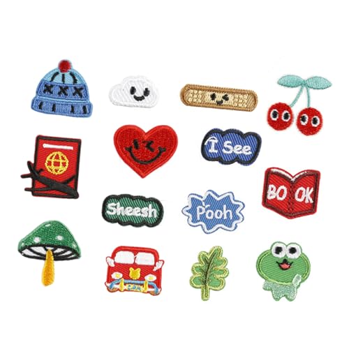 14 PCs Herz Gestickte Patches Buch Nähflecken Eisen Auf Flecken Applique Flecken Auf Flecken Für Kleider Nähen 14 PCs Herz Gestickte Patches Buch Nähflecken Eisen Auf Flecken Applique Flecken Auf Flecken Für Kleider Nähen von Piceioep