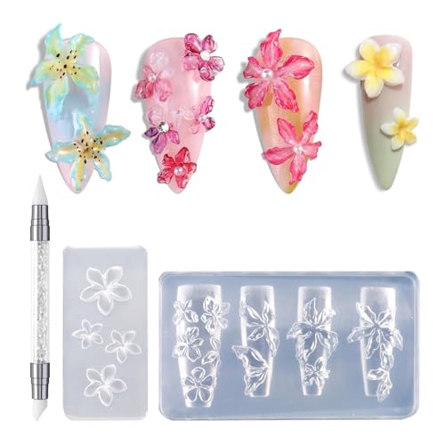 3 Pack Mehrzweckkunstform Blumenform Nägel Vorlagenform von Piceioep