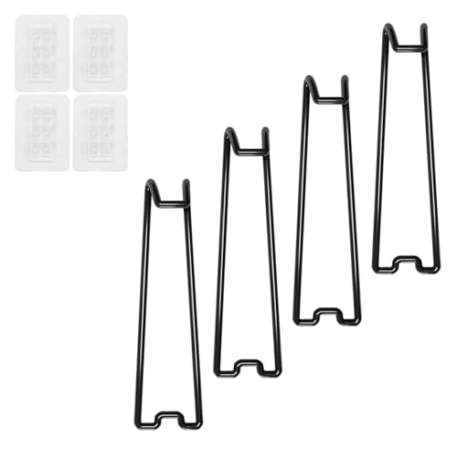 4 x Metall-Bilderrahmen-Staffelei-Halterungen, selbstklebend, für Foto, Malerei, Display-Rahmen, Rückständer, Schreibtisch-Dekoration 4 x Metall-Bilderrahmen-Staffelei-Halterungen, selbstklebend, für Foto, Malerei, Display-Rahmen, Rückständer, Schreibtisch-Dekoration von Piceioep