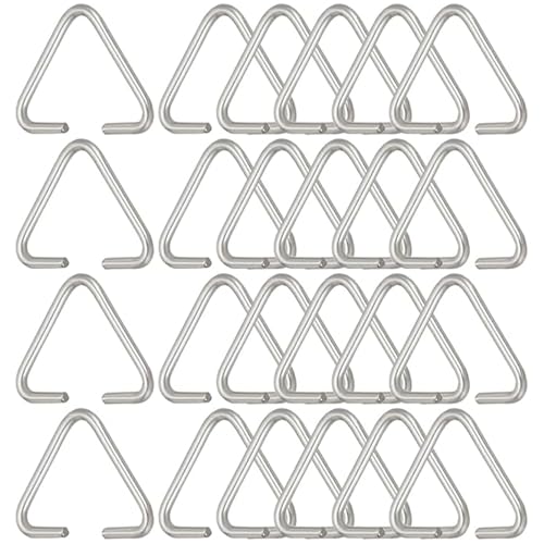 600 Stück Edelstahl Dreiecke Bügel Offene Ringe Verbinder für handgefertigte Ohrringe, Armbänder und Halsketten Set von Piceioep