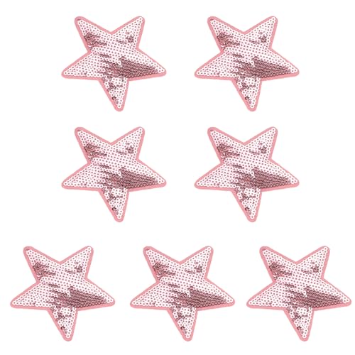 7 x Pailletten-Stern-Aufnäher zum Aufnähen/Aufkleben, beliebtes Kleidungszubehör für kreative Bastelprojekte 7 x Pailletten-Stern-Aufnäher zum Aufnähen/Aufkleben, beliebtes Kleidungszubehör für kreative Bastelprojekte von Piceioep