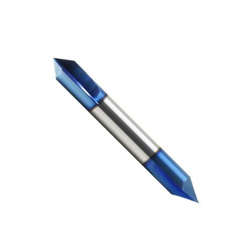 Doppelendiger V-Nut-Bit, 1/4-Zoll-Schaft, Hartmetall, Schneidbohrer für präzise Holzbearbeitung mit 60°- und 90°-Winkeln Doppelendiger V-Nut-Bit, 1/4-Zoll-Schaft, Hartmetall, Schneidbohrer für präzise Holzbearbeitung mit 60°- und 90°-Winkeln von Piceioep