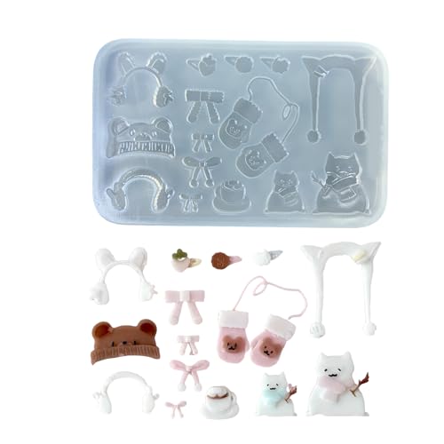 Einfach zu bedienende Silikon-Epoxidharz-Form, Winterhandschuh-Zubehör, Schmuck, Charm-Zubehör Einfach zu bedienende Silikon-Epoxidharz-Form, Winterhandschuh-Zubehör, Schmuck, Charm-Zubehör von Piceioep