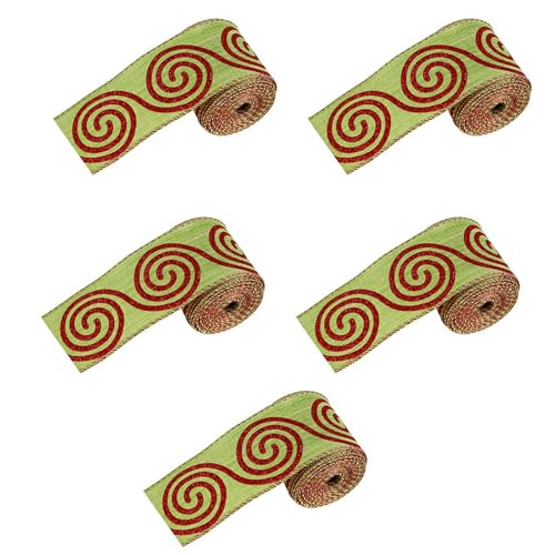 Elegante Weihnachtskränze und Baumschmuck, Mehrzweck-Weihnachtsbänder, dekorative Bänder zum Verpacken von Geschenken von Piceioep